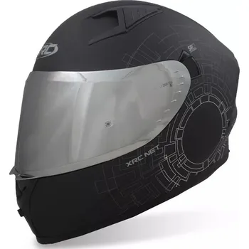 Helma na motorku Integrální helma Xrc Net matt black - XL / černá