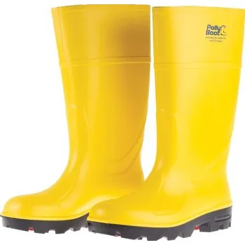 Pracovní obuv Bezpečnostní holínky, Červená Pollyboot