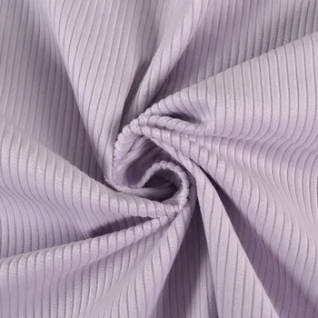 Zbytek - Látka bavlněný manšestr Taya lila