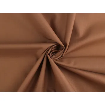 Bavlněná látka / plátno jednobarevná premium, střední, 5 (R66/004) hnědá