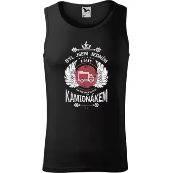 Pánské tílko Pánské tílko Byl jsem jedním z davu, ale pak jsem se stal kamioňákem