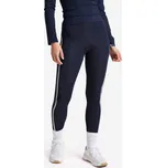 DOMYOS Dámské legíny s vysokým pasem a bočními pruhy 2XL / W39 L31 MODRÁ