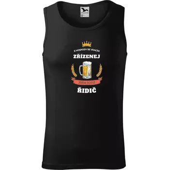 Pánské tílko Pánské tílko Z hospody se vracím - Řidič