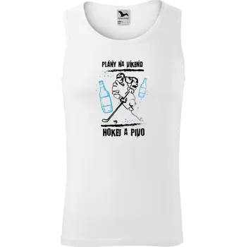 Pánské tílko Pánské tílko Plány na víkend - hokej a pivo
