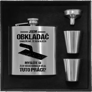 Placatka Placatka v krabičce Samozřejmě, že jsem blázen - obkladač