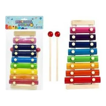 Hudební nástroj pro děti Cymbałki drewniane 8 tonów (pl, 2000, ADAR)