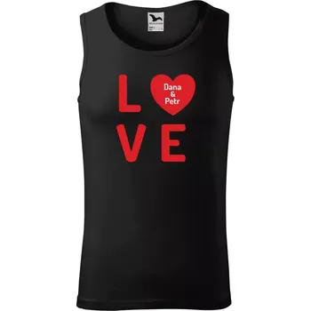 Pánské tílko Pánské tílko Love se jmény