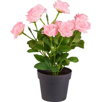 umělá květina Die moderne Hausfrau Umělá květina Růže, růžová 764210