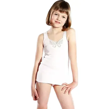 Dívčí spodní prádlo Dívčí spodní košilka Pleas 81025 bílá velikost 116