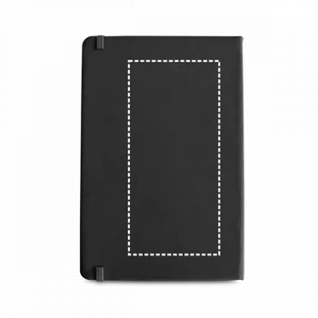 Zápisník HEMINGWAY. Poznámkový blok A5 z PU s hladkými listy Transfer (max. 4 barvy, 70 x 150mm) 3 barvy 5 Zadní