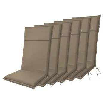 Podsedák Doppler LIFE 6957 vysoký - set 6 ks – polstry na křesla a židle