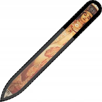 Skleněný pilník na nehty s motivem Alfonse Muchy