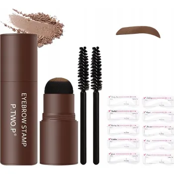 Tužka na obočí Šablony na obočí Sada Razítko Tvary pro obočí Voděodolná Sada na obočí