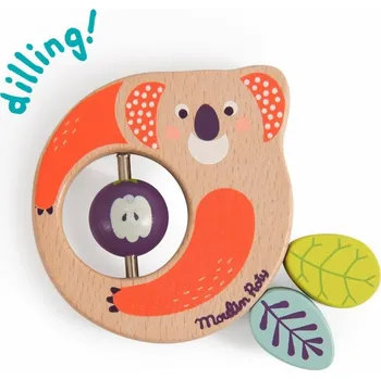 Moulin Roty Dřevěné chrastítko pro nejmenší Koala