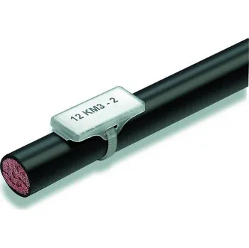 Weidmüller 1631910000-50 WKM 8/30 ochranný štítek Druh montáže: kabelové spony Potisknutelná plocha: 8 x 30 mm transparentní 50 ks, bez pásku