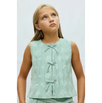 Dámská halenka Dětská halenka Mayoral 6023.8D.Junior.PPY2 zelená 70X, vel. 162