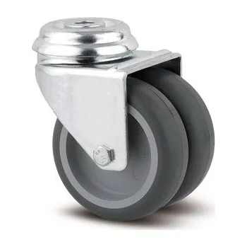 Pojezdové kolečko TENTE KOLEČKA Přístrojová kolečka 50mm, otočná, otvor pro čep, 2970PJO050P30-11