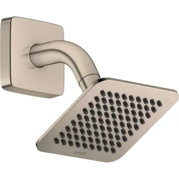 Sprchová hlavice Axor Citterio C - Hlavová sprcha 12x12 cm, EcoSmart, kartáčovaný nikl 28810820