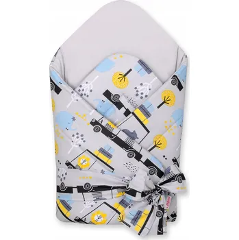 Zavinovačka Zavinovačka pro miminka s vázáním 2v1 vyztužená i měkká - zvířátka v autě