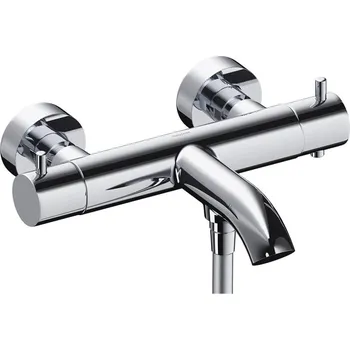 Vodovodní baterie Sanycces Fold - Termostatická vanová podomítková baterie 26x21,3x6 cm, chrome TDB001CR