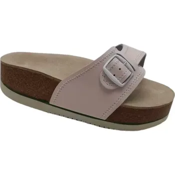 Dámská zdravotní obuv VANIMAR Korkové pantofle na klínku (korkáče) - růžové, vel.36 - 42 vel. 42 - délka vnitřní stélky 28 cm