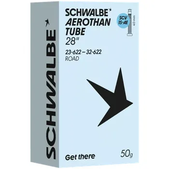 Sport Schwalbe Aerothan Tube SCV15AE 40 mm (Duše na kolo Schwalbe Aerothan Tube 28" SCV15AE 40 mm)