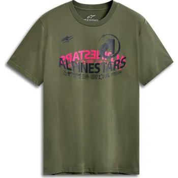 ALPINESTARS triko SEMICIRCLE CSF zelená - L