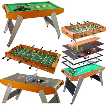 Herní stůl 8v1 Fotbal Biliard Kuželky Hokej