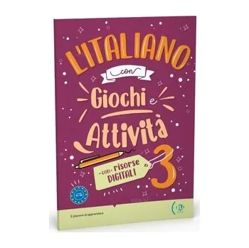 Italský jazyk l’Italiano con Giochi e Attivita 3 con risorse digitali + audio online B1-B2