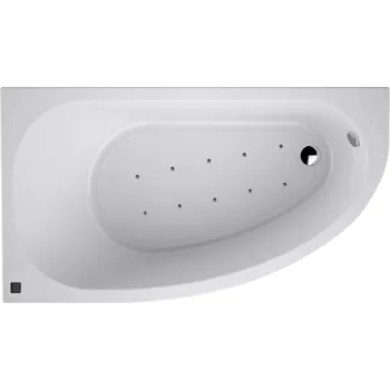 Vana Sanycces Tripoli - Rohová vana B Confort levá 160x90x60,5 cm, white glossy BN129BWI