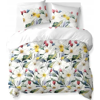 Povlečení Povlečení Barevné květiny - 220x200 - 3 dílné