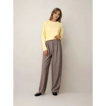 Dámské kalhoty Sinsay - Kalhoty wide leg - béžová - 882GZ-08M - 882GZ-08M-M