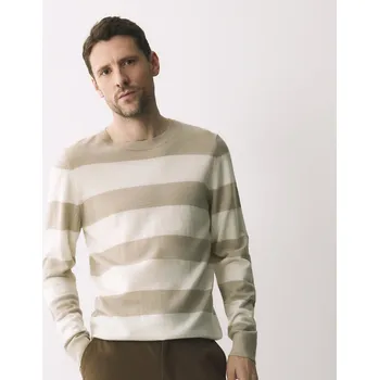 Pánská móda Reserved - Svetr z vlny merino - béžová - 021IS-80P - 021IS-80P-XL