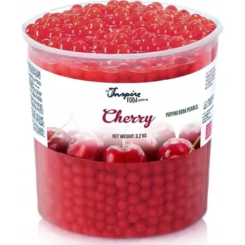 Bubble tea Bubble Tea praskající ovocné kuličky, molekulární kaviár, popping boba | Višeň