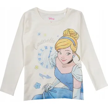 EplusM dětské tričko s dlouhým rukávem bavlna bílé velikost 104