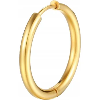 Náušnice PIERCING Náušnice Zlaté Clicker Kolečko Ocel 316L 1.0/18