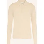 Gant Pánská Úpletová Polokošile Se Lnem, krémová, XXL