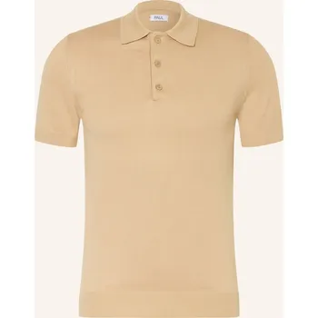 Pánská košile Paul Pánské Pletené Polo Tričko, béžová, S