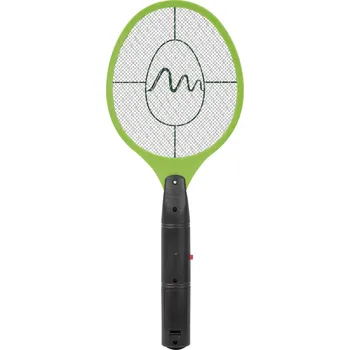 Elektrický lapač Gardigo Elektrische Fliegenklatsche Bzzz 25154INT plácačka na hmyz mřížka pod napětím (d x š x v) 460 x 180 x 30 mm černá, zelená 1 ks