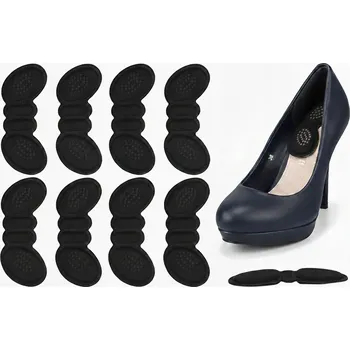 Vložka do bot PATNÍ VLOŽKY DO BOT, NALEPovací PROTI ODĚRKÁM PATY 8 ks ČERNÉ