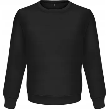 Pánská mikina PÁNSKÁ MIKINA BEZ KAPUCE ČERNÁ 8BASE VELIKOST XXL