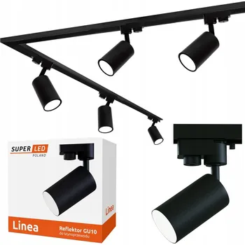 Lišta s reflektory SuperLED 5 x 10 W, 3 m