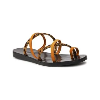 Dámské žabky Žabky QUAZI QZ-18-04-000522 Oranžová 37