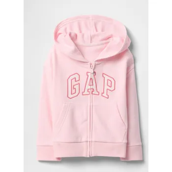 Dívčí mikina GAP Dívčí Baby mikina s logem Gap Růžová 98 (2701325)
