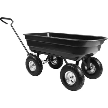 Zahradní vozík Humberg 4871 Zahradní vyklápěcí vozík 75 l, černý