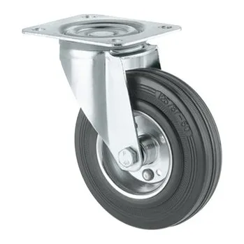 Pojezdové kolečko TENTE KOLEČKA Kolečko pro lehká transportní zařízení 160mm, otočné, plotýnka, 3370DVR160P63