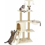 Škrabadlo pro kočky - Domeček se schody 6 pater 136 cm SPRINGOS PA1041