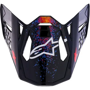 Auto-moto ALPINESTARS kšilt pro přilby SUPERTECH S-M10 limitovaná edice BLACK HOLE černá/multicolor verze ECE22.06 2026