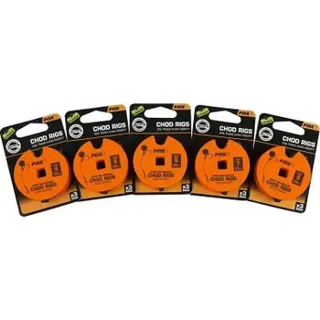 Rybářský háček Fox Návazec Edges Chod Rig Standard Barbed 3ks velikost 7 balení 3ks