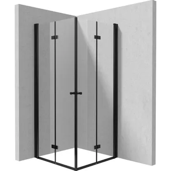 Deante KERRIA PLUS sprchová kabina 80x80 cm KTSXN42P + KTSXN42P, černá KKNNX08X08
